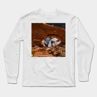 Just Pretend - Surreal/Collage Art Long Sleeve T-Shirt